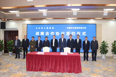 市林业局:市政府与中林集团签署战略合作协议